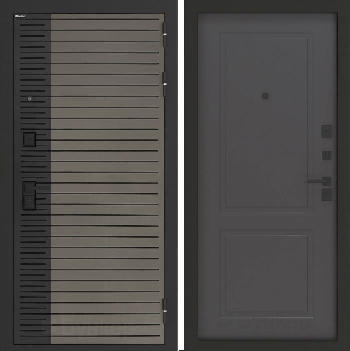 Входная дверь Бункер BN-15 ФЛ-609 Графит софт