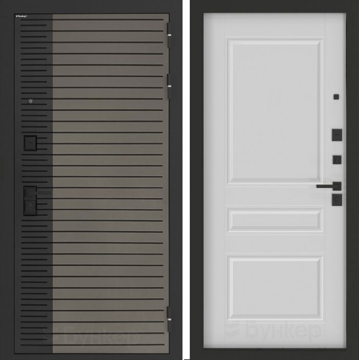 Входная дверь Бункер BN-15 ФЛ-711 Белый софт