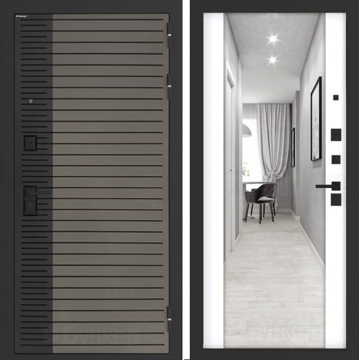 Входная дверь Бункер BN-15 ФЛЗ-1 Белый софт