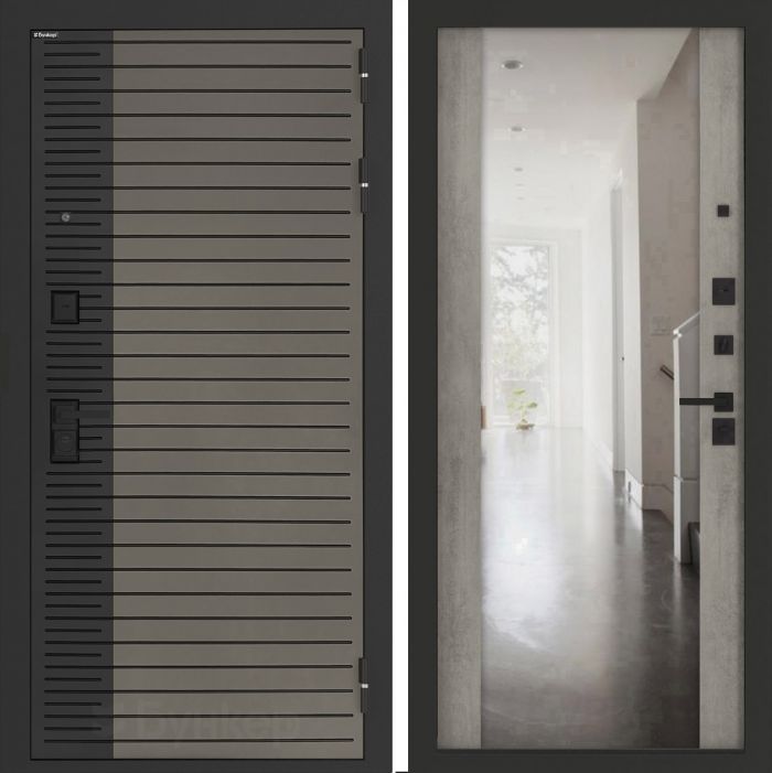 Входная дверь Бункер BN-15 ФЛЗ-1 Бетон светлый