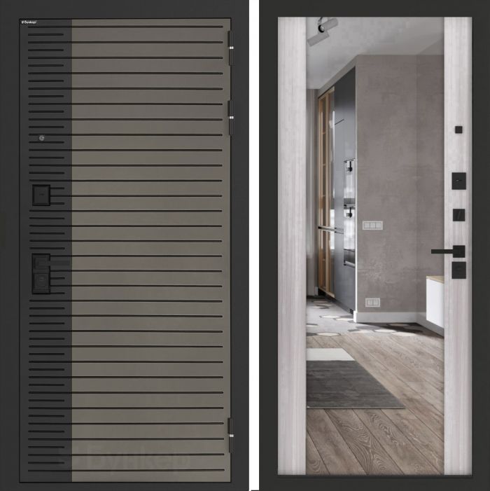 Входная дверь Бункер BN-15 ФЛЗ-1 Сандал белый