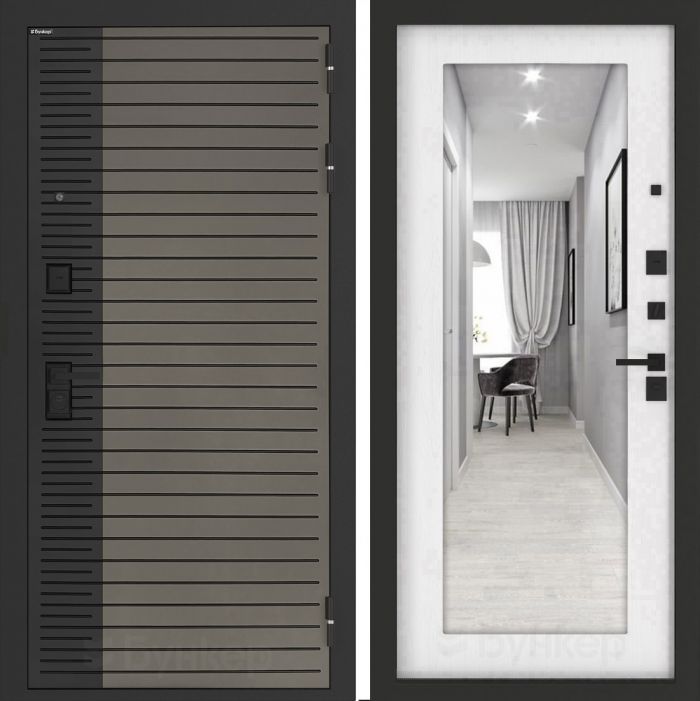 Входная дверь Бункер BN-15 ФЛЗ-603 Белое дерево