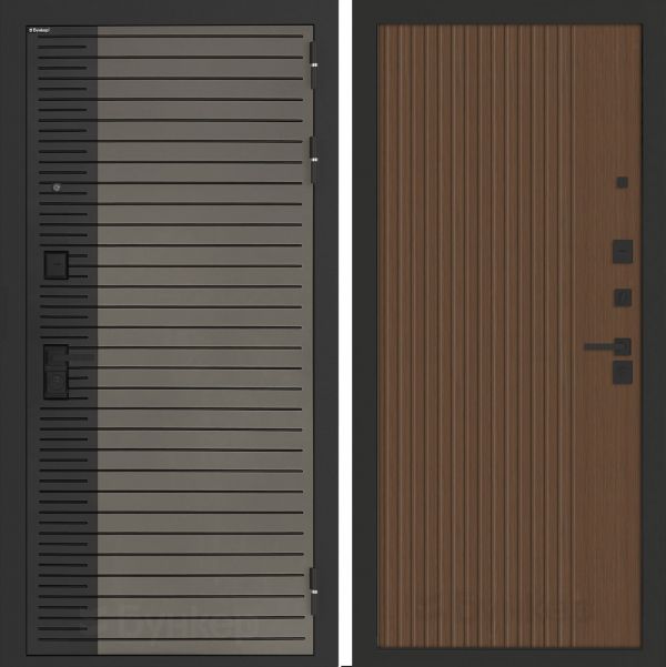 Входная дверь Бункер BN-15 ХОМС Дуб кантри темный