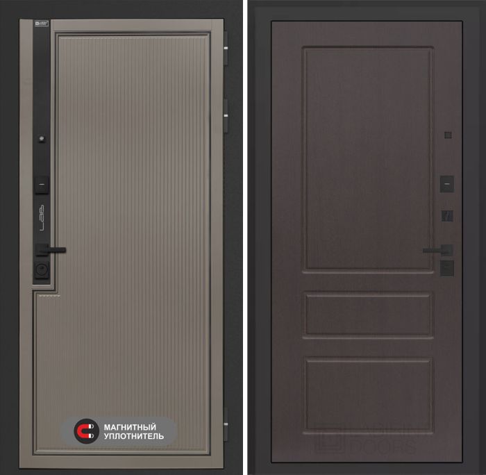 Входная дверь Лабиринт Лаб 1 Про 03 – Орех премиум