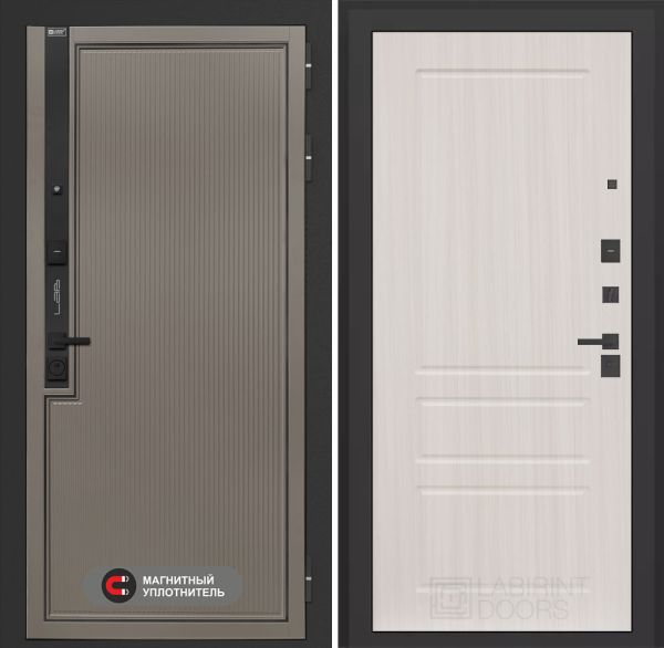 Входная дверь Лабиринт Лаб 1 Про 03 – Сандал белый