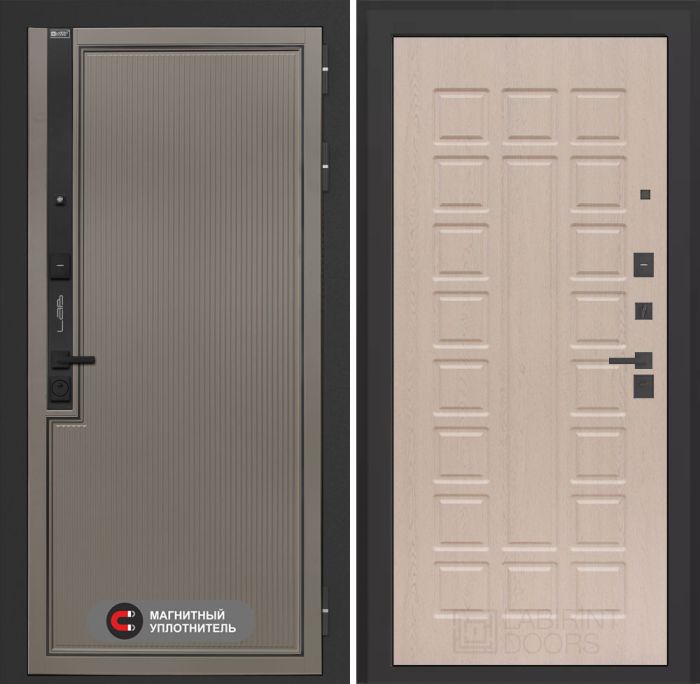 Входная дверь Лабиринт Лаб 1 Про 04 – Беленый дуб