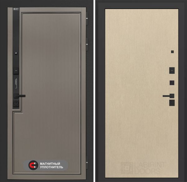 Входная дверь Лабиринт Лаб 1 Про 05 – Венге светлый