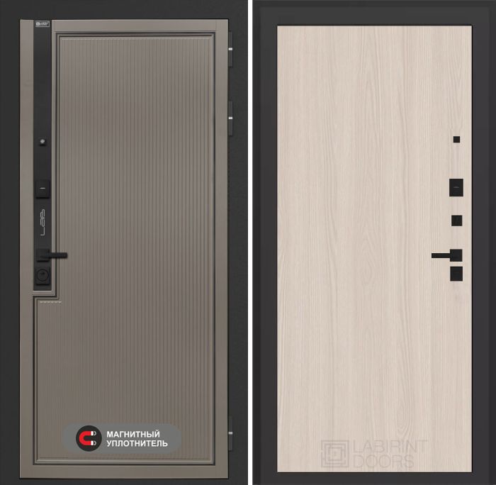 Входная дверь Лабиринт Лаб 1 Про 05 - Ясень светлый