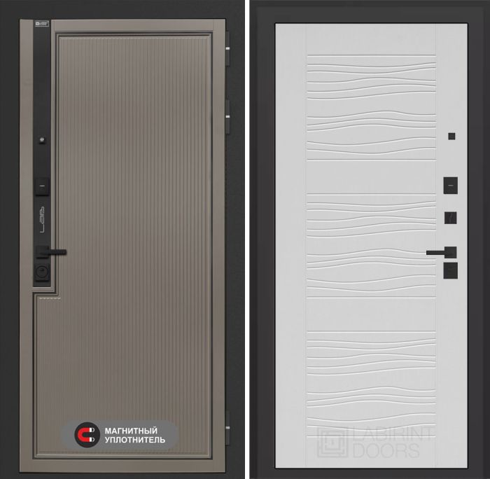 Входная дверь Лабиринт Лаб 1 Про 06 – Белое дерево