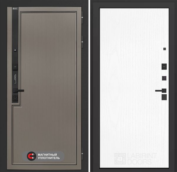 Входная дверь Лабиринт Лаб 1 Про 07 – Белое дерево