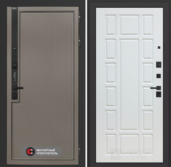 Входная дверь Лабиринт Лаб 1 Про 12 – Белое дерево