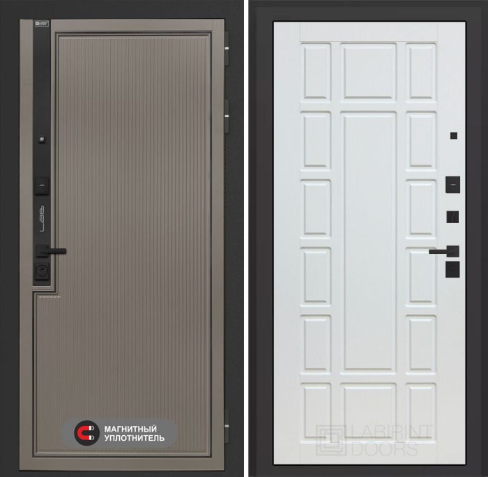 Входная дверь Лабиринт Лаб 1 Про 12 – Белое дерево