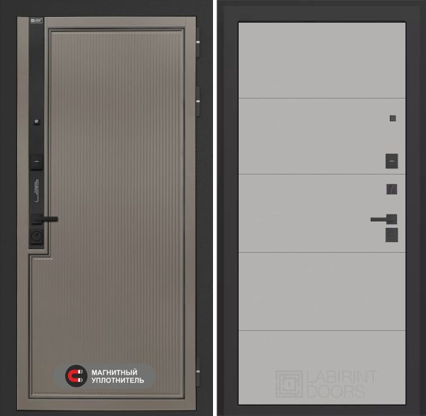 Входная дверь Лабиринт Лаб 1 Про 13 – Грей софт
