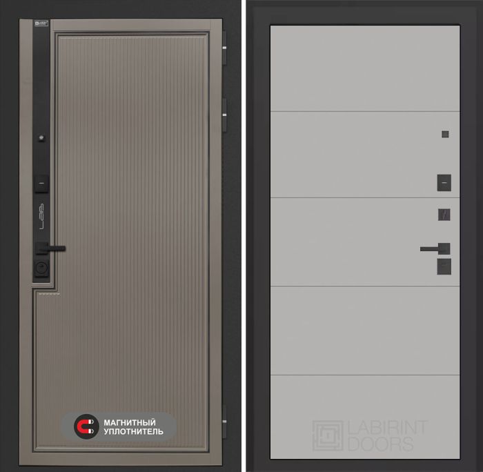 Входная дверь Лабиринт Лаб 1 Про 13 – Грей софт