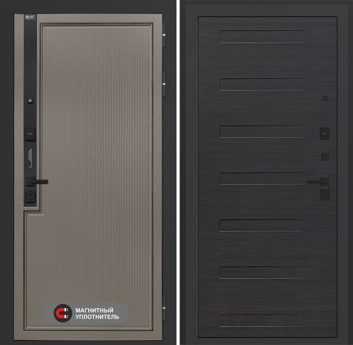 Входная дверь Лабиринт Лаб 1 Про 14 – Эковенге горизонтальный