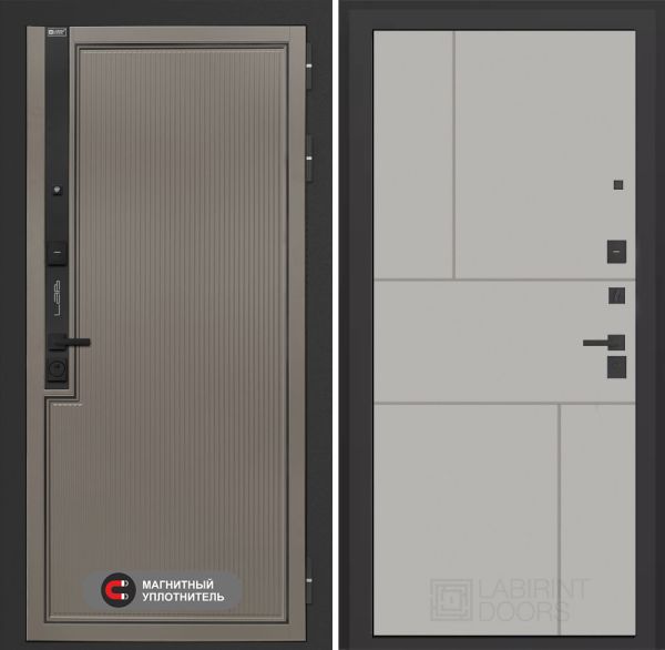 Входная дверь Лабиринт Лаб 1 Про 21 – Грей софт