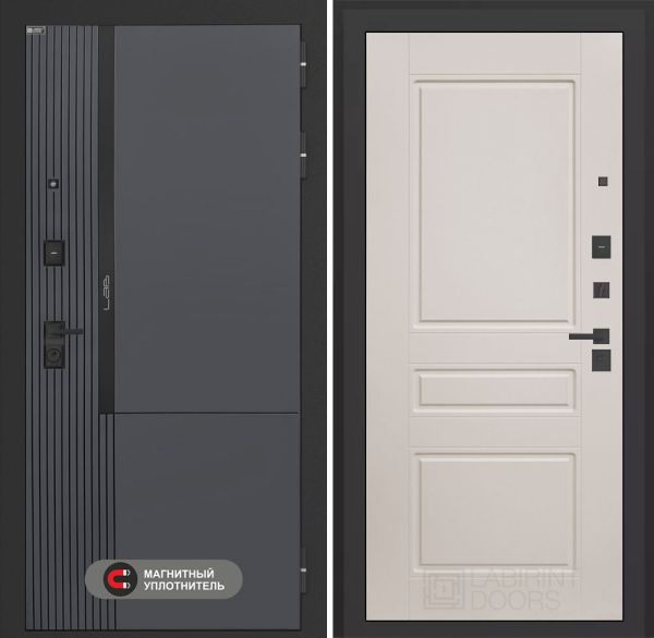 Входная дверь Лабиринт Лаб 2 Про 03 – Крем софт