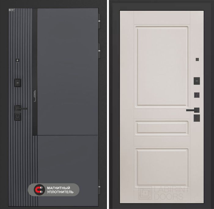 Входная дверь Лабиринт Лаб 2 Про 03 – Крем софт