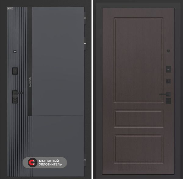 Входная дверь Лабиринт Лаб 2 Про 03 – Орех премиум