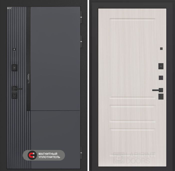 Входная дверь Лабиринт Лаб 2 Про 03 – Сандал белый