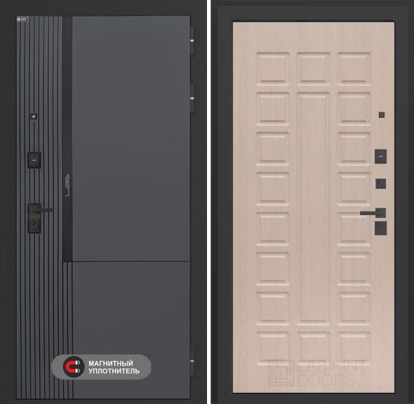 Входная дверь Лабиринт Лаб 2 Про 04 – Беленый дуб