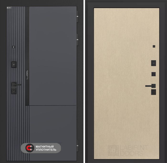 Входная дверь Лабиринт Лаб 2 Про 05 – Венге светлый