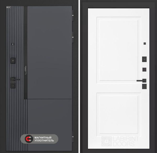 Входная дверь Лабиринт Лаб 2 Про 11 – Белый софт