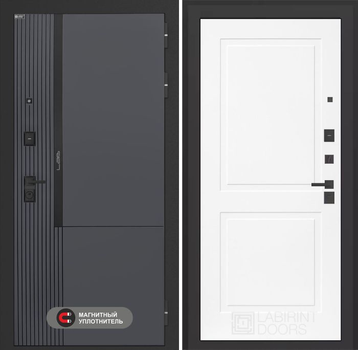 Входная дверь Лабиринт Лаб 2 Про 11 – Белый софт