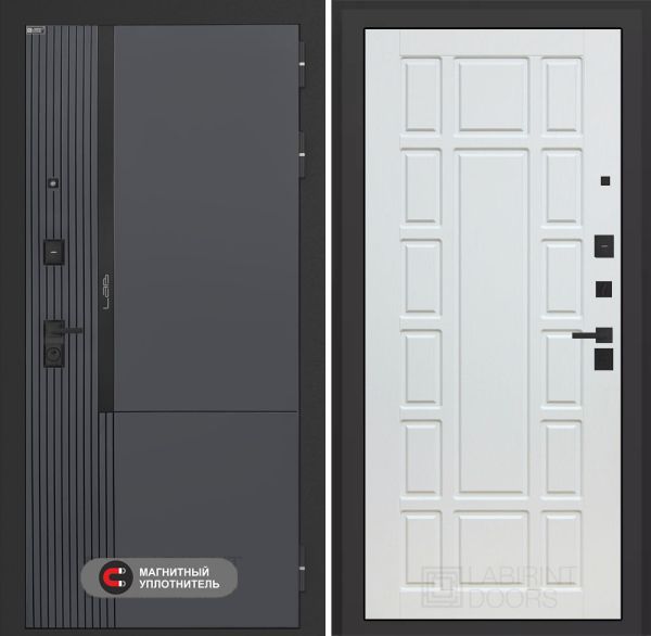 Входная дверь Лабиринт Лаб 2 Про 12 – Белое дерево
