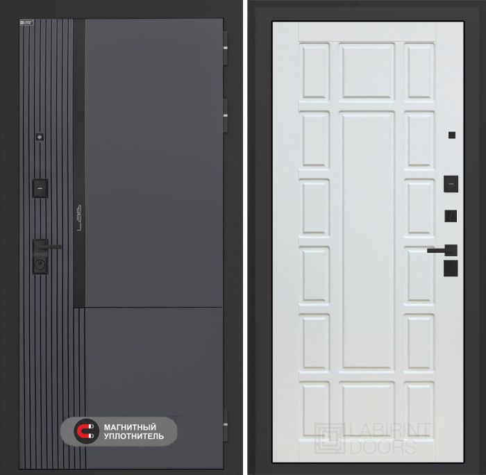 Входная дверь Лабиринт Лаб 2 Про 12 – Белое дерево