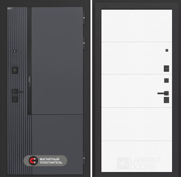 Входная дверь Лабиринт Лаб 2 Про 13 – Белый софт