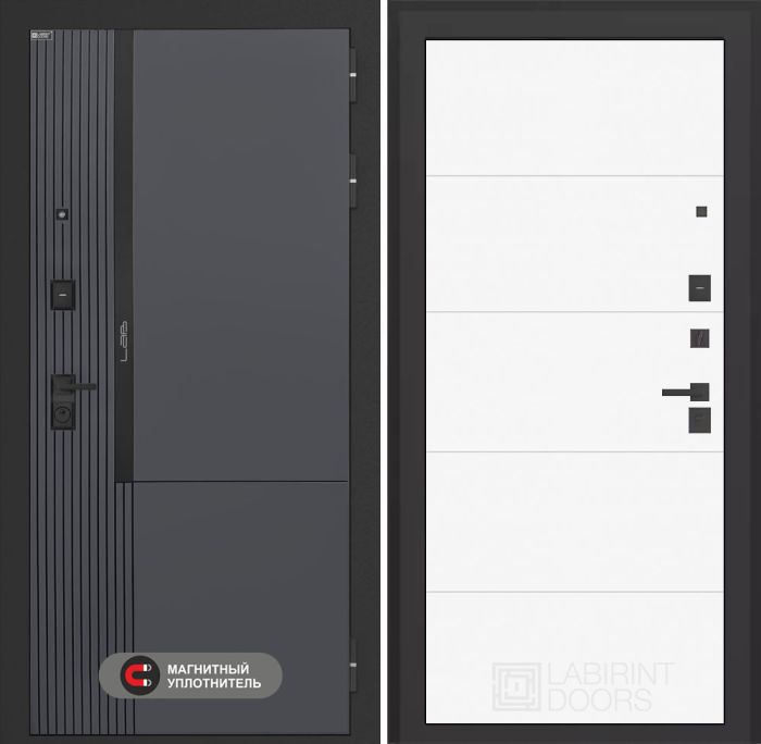 Входная дверь Лабиринт Лаб 2 Про 13 – Белый софт