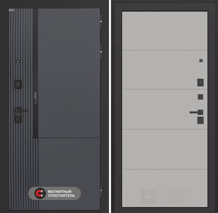 Входная дверь Лабиринт Лаб 2 Про 13 – Грей софт