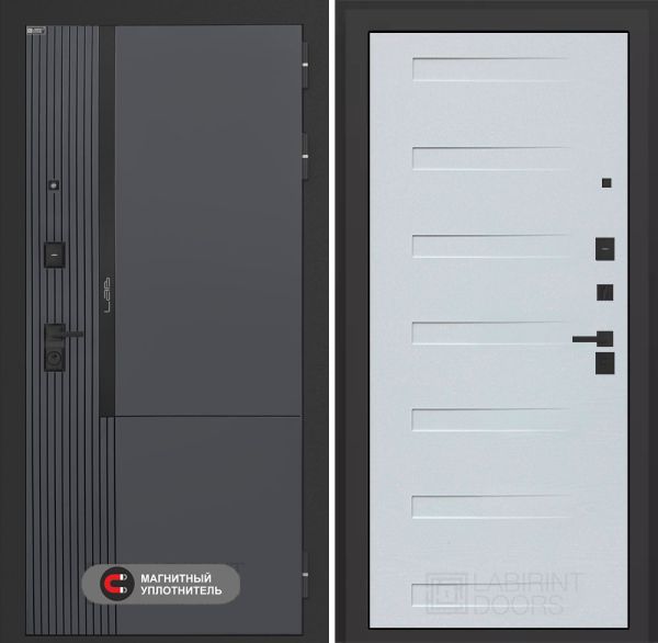 Входная дверь Лабиринт Лаб 2 Про 14 – Дуб кантри белый горизонтальный