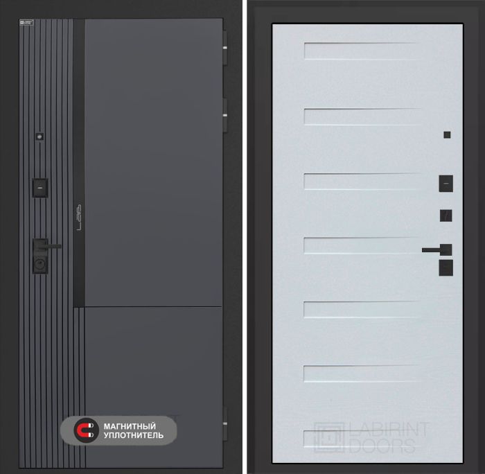 Входная дверь Лабиринт Лаб 2 Про 14 – Дуб кантри белый горизонтальный