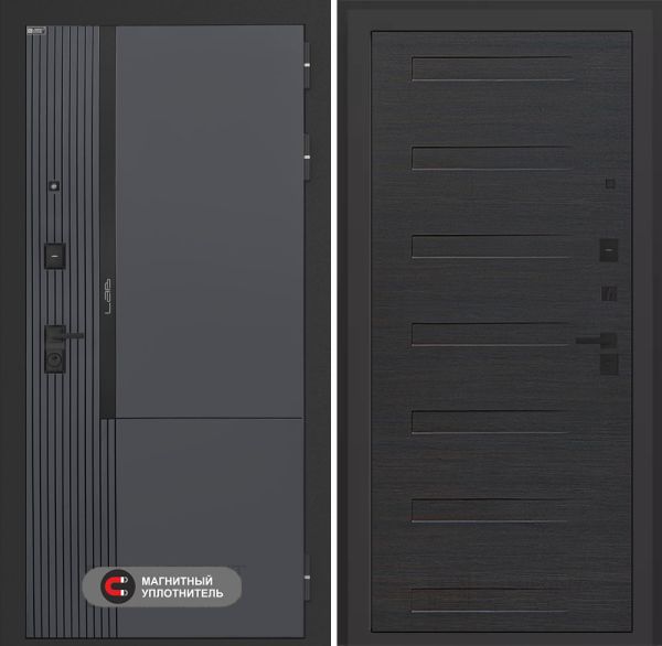 Входная дверь Лабиринт Лаб 2 Про 14 – Эковенге горизонтальный