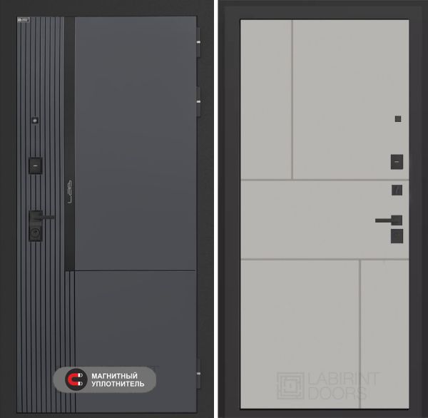 Входная дверь Лабиринт Лаб 2 Про 21 – Грей софт