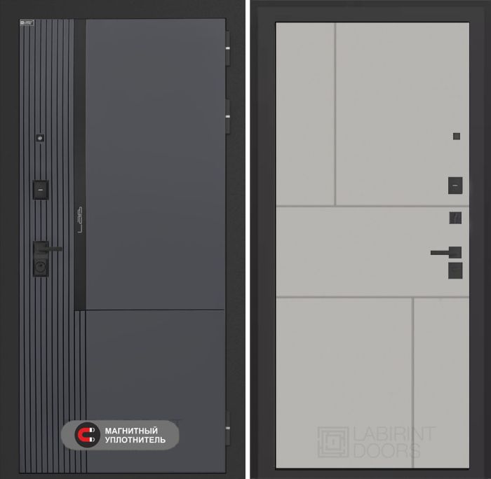Входная дверь Лабиринт Лаб 2 Про 21 – Грей софт