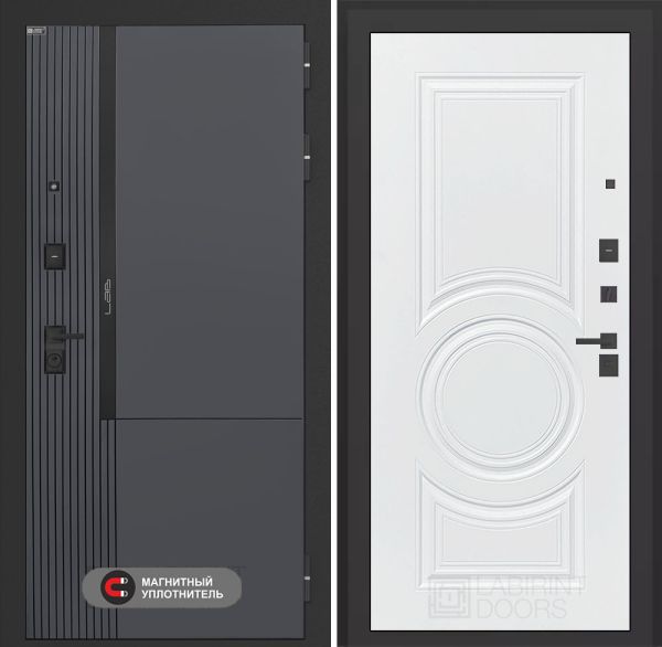 Входная дверь Лабиринт Лаб 2 Про 23 – Белый софт