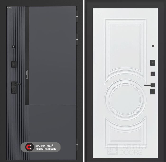 Входная дверь Лабиринт Лаб 2 Про 23 – Белый софт