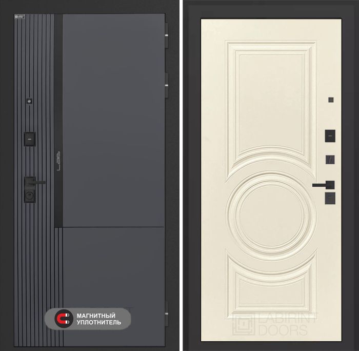 Входная дверь Лабиринт Лаб 2 Про 23 – Ванилла веллюто