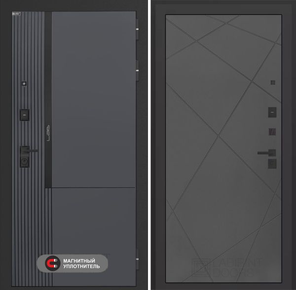 Входная дверь Лабиринт Лаб 2 Про 24 – Графит софт