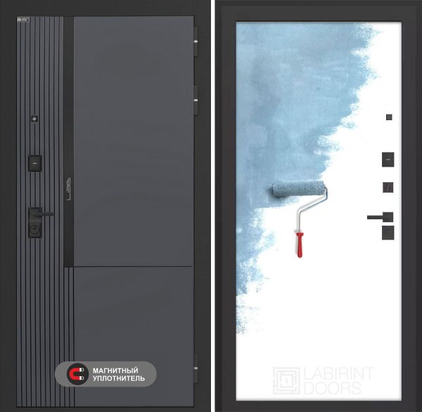 Входная дверь Лабиринт Лаб 2 Про 28 – Грунт под покраску