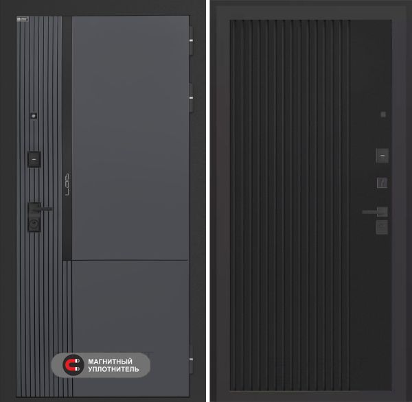 Входная дверь Лабиринт Лаб 2 Про 29 – Черный кварц