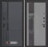 Входная дверь Лабиринт Лаб 2 Про с зеркалом 32 тонированным – Серый рельеф софт