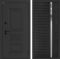Входная дверь Лабиринт Аляска Лайт - 31 Черный кварц (Зеркальная вставка с тонировкой)