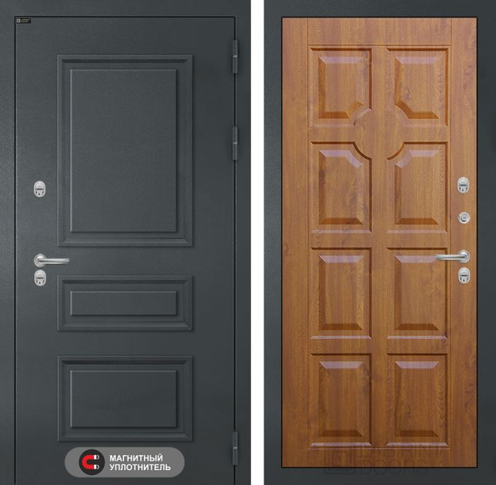 Входная дверь Лабиринт Атлантик 17 - Голден ОАК (Винорит)