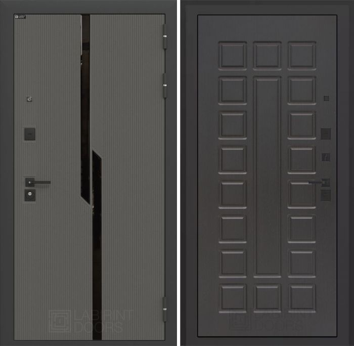 Входная дверь Лабиринт Карбон (CARBON) 04 - Венге