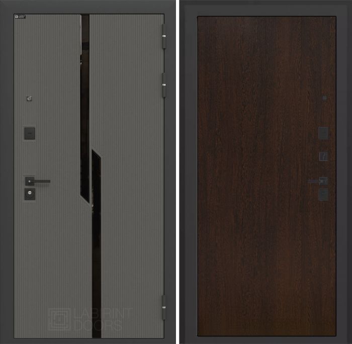 Входная дверь Лабиринт Карбон (CARBON) 05 - Венге