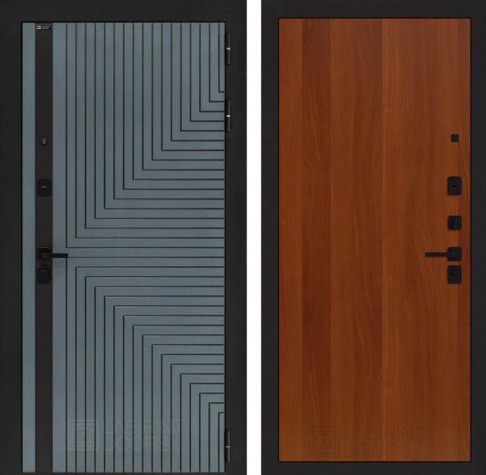 Входная дверь Лабиринт CREDOR 05 – Итальянский орех